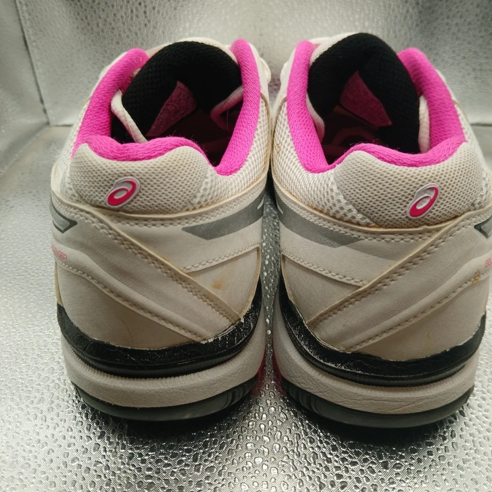 Asics White & Pink  Athletic Sneakers Women's Size 9